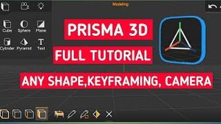 Prisma 3D full tutorial-All tools, keyframing,camera #prisma3D #techmentos #prisma3dtutorial