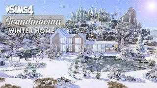 Scandinavian Winter Home  | No CC | Artworks | Stop Motion | Sims 4 Video