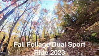 Fall Foliage Dual Sport Ride 2023 | So many colors!