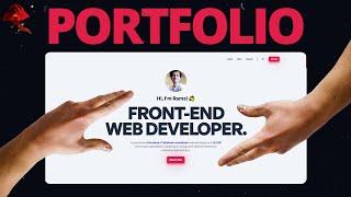 Build Your Portfolio Website - HTML CSS JS - Dark Mode - Lazy Loading