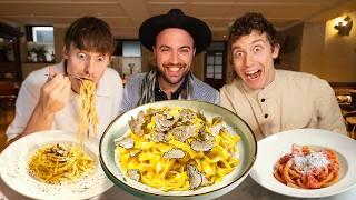 Italian chef shows us REAL Italian pasta!!