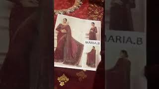 maria b saree unboxing