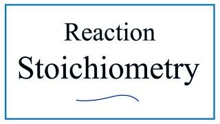 How to Solve Reaction Stoichiometry Problems  (Mass-Mass, Mass-Liter, etc.)