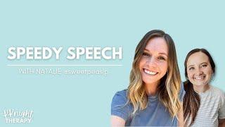 Speedy Speech | an Alternative Delivery Model for Speech Therapy | with Natalie from @sweetpeaslp