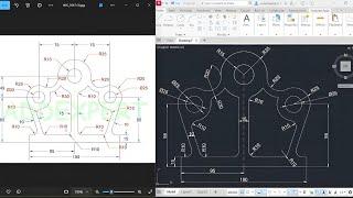 AutoCAD Mechanical Drawing For Beginners || autocad 2d mechanical drawings with dimensions