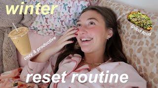 productive & cozy winter reset routine | vlogmas day 4