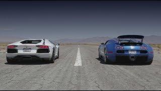 Bugatti Veyron vs Lamborghini Aventador vs Lexus LFA vs McLaren MP4-12C - Head 2 Head Episode 8