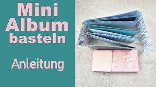 Mini Album basteln I Top Reste verarbeiten I Leporello Album in cm I Anleitung I DIY I Album Idee