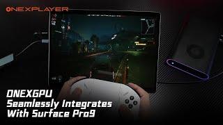 ONEXGPU Seamlessly Integrates With Surface Pro9