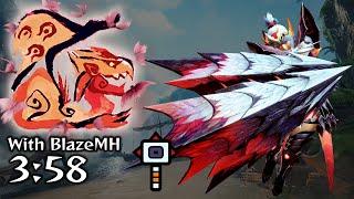 MHR Sunbreak: A3 Afflicted Rathian Vs. Strength and Courage Hammer 3:58 with BlazeMH - リオレイア ハンマー