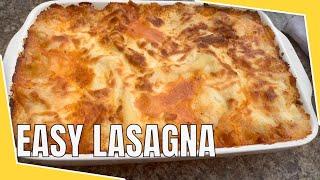 How to make quick easy lasagna/ easy lasagna recipe/ how to make homemade  lasagna