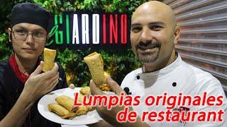 Lumpias caseras, las mismas de los restaurantes chinos - Chef invitado