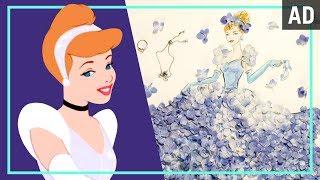 Cinderella Flower Fashion Illustration | Disney Style