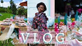 VLOGGG——MIAMI VIBES NETWORKING EVENT SUMMER FETE 2021| #picnic #networking #AllThingsAmanda