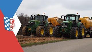 Gülleausbringung 2021 | John Deere 7810 | Zunhammer 19500 |  John Deere 6155 R | ...