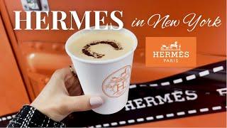 Eröffnung des weltgrößten Hermes-Flagship-Stores | Hermes-Café | UES Fifth Avenue-Tour | NYC-Vlog