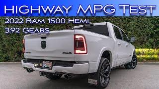 2022 Ram 1500 5.7 Hemi Highway MPG Test *SURPRISING RESULT*