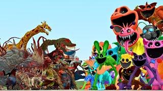 New Zoochosis Monsters Vs New Smiling Critters Poppy Playtime Chapter 3 In Garry's Mod