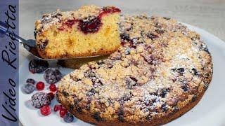 Torta Frutti di Bosco | Crumble cake with berries