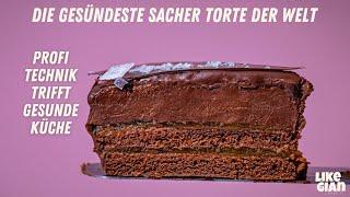 Die gesündeste Sacher Torte der Welt, mit 100% Geschmack aus vollwertigen Zutaten!