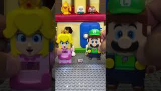 Lego Luigi and Princess Peach’s ice Cream Date #toys #supermario #shorts