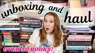 Unboxing and Book Haul!  | over 50 books!