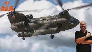 This RNLAF Chinook helicopter flies REALLY low!