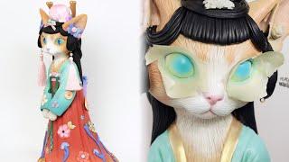 'The Lost Princess' Hanfu Cat Sculpture Making Process | for my upcoming solo show in July