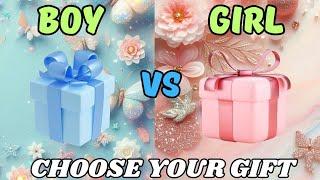 Choose Your Gift  2 Gift box challenge || Boys Vs Girls #pickonekickone #wouldyourather (Part-2)