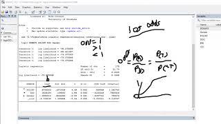 Binary logistic regression using Stata (2018)