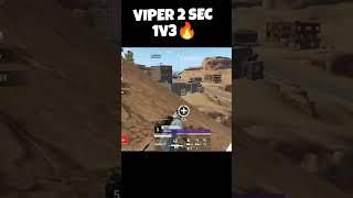 Soul Viper 1v3 in 2 Sec  #shorts #bgmi #soulviper