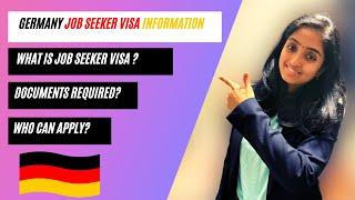 Job Seeker Visa Information Germany | PriyAnji | #jobseekervisa #germany #requireddocuments  #info