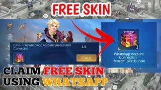 Free Skin sa pagkonek lang ng Whatsapp sa Mobile Legends | How to Connect Whats App in MLBB