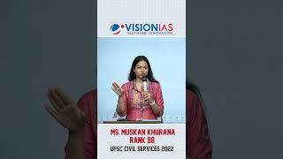 Toppers on Ethics| Topper Tip by Ms. Muskan Khurana, AIR 98, UPSC CSE 2022| TIP #235