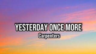 Yesterday Once More (Carpenters)