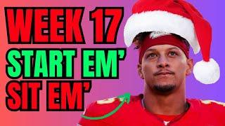 Let's DOMINATE Week 17! Answering ALL Fantasy Football Questions!