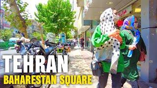 Iran Walking Tour On a Typical Day in Tehran City - Daily life of Iranians - Iran walk 2022