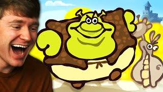 Reacting to SHREK the ULTIMATE CARTOON Recap! (Parody)