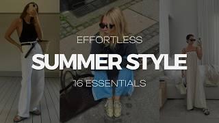 SUMMER CAPSULE WARDROBE: 16 Effortless Essentials Every Woman Needs!