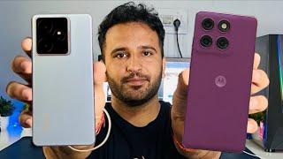 Realme GT 7 Vs Moto edge 60 Pro Comparison | Camera Test,  Battery Test,  Bgmi test