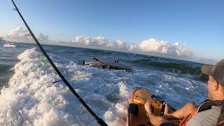 FLIPPED Kayak, Coast Guard, and King Fish!