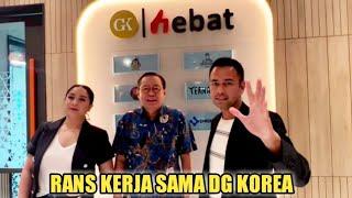 raffi ahmad silahturahmi dg dubes indonesia untuk menjalin kerjasama rans entertainment dg korea