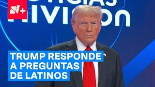 Así fue la participación de Donald Trump en "Los latinos preguntan, los candidatos responden - N+