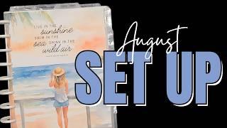 August Happy Planner Set Up | Frankenplanner | Planner Themes | Happy Planner Vertical Layout