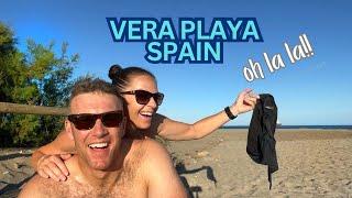 We went to a NUDIST beach! / Vera Playa / Mazarron / Aguilas