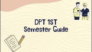 Ultimate Guide to DPT 1st Semester | Recommended Books | Dpt Students | Doctor of physical therapy