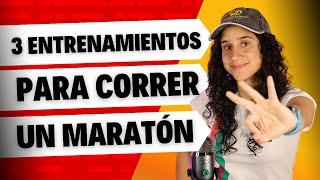 Cómo entrenar para un MARATÓN: Los 3 entrenamientos que NECESITAS️‍️