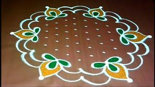 9*5 dot rangoli  sankranthi festival rangoli  traditional rangoli @jeevanarangoli505