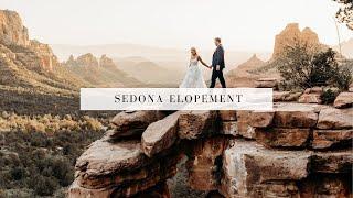 SEDONA ELOPEMENT AT MERRY GO ROUND ROCK | INTIMATE WEDDING