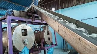 begini proses garam kasar jadi garam halus | salt washing plant